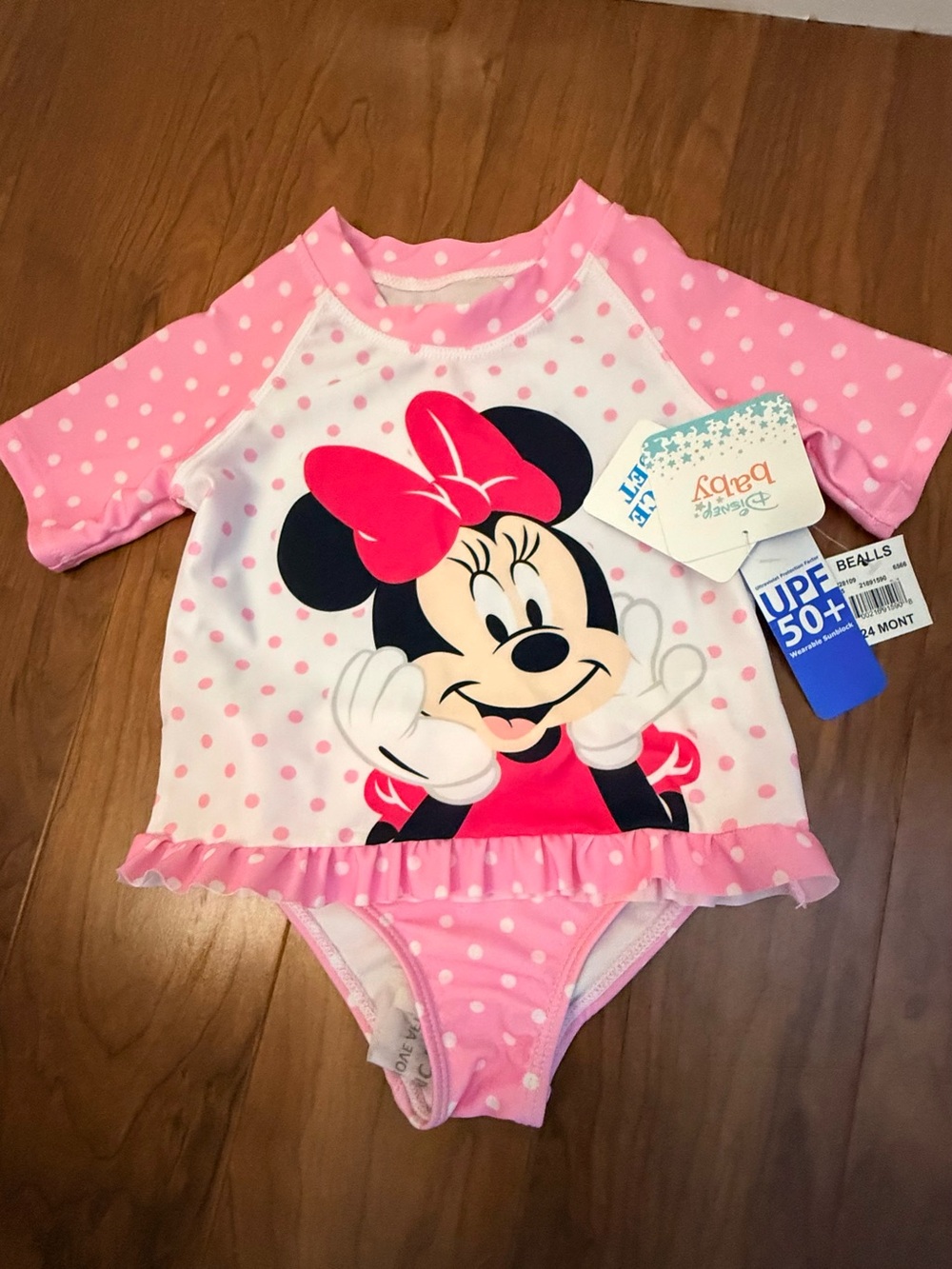 Disney Baby Two-Piece Swimsuit with UPF 50+, Size 24 Months, New with Tags